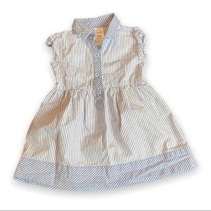 NWOT Carter’s blue and white striped dress